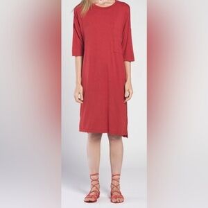 Yana K Red T shirt dress size one size fits all